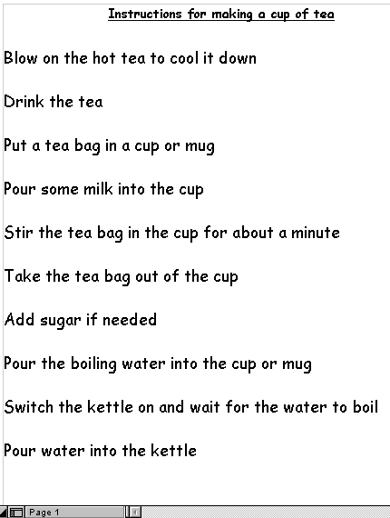 Cut and paste activity