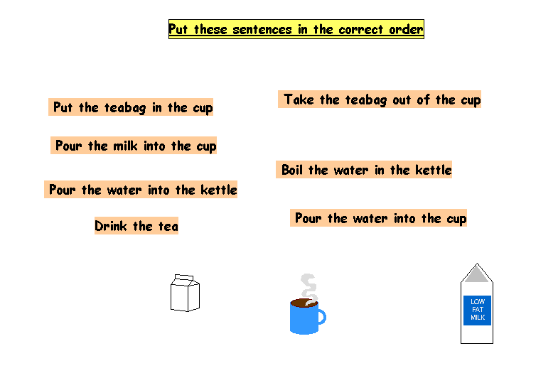 Drag and drop activity