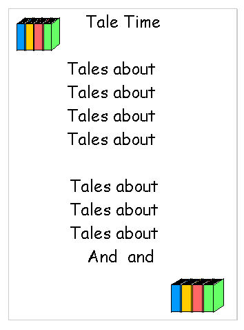 This is the poem with words omitted for the lesson